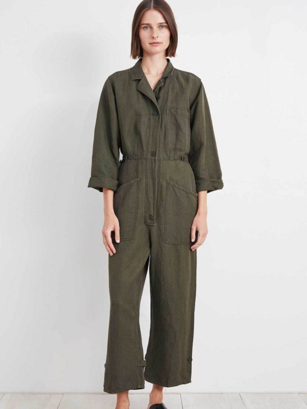 Apiece Apart Ares Jumpsuit in Olive Size 4